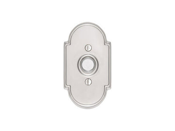 Emtek 2408 Brass Style 8 Door Bell Cover